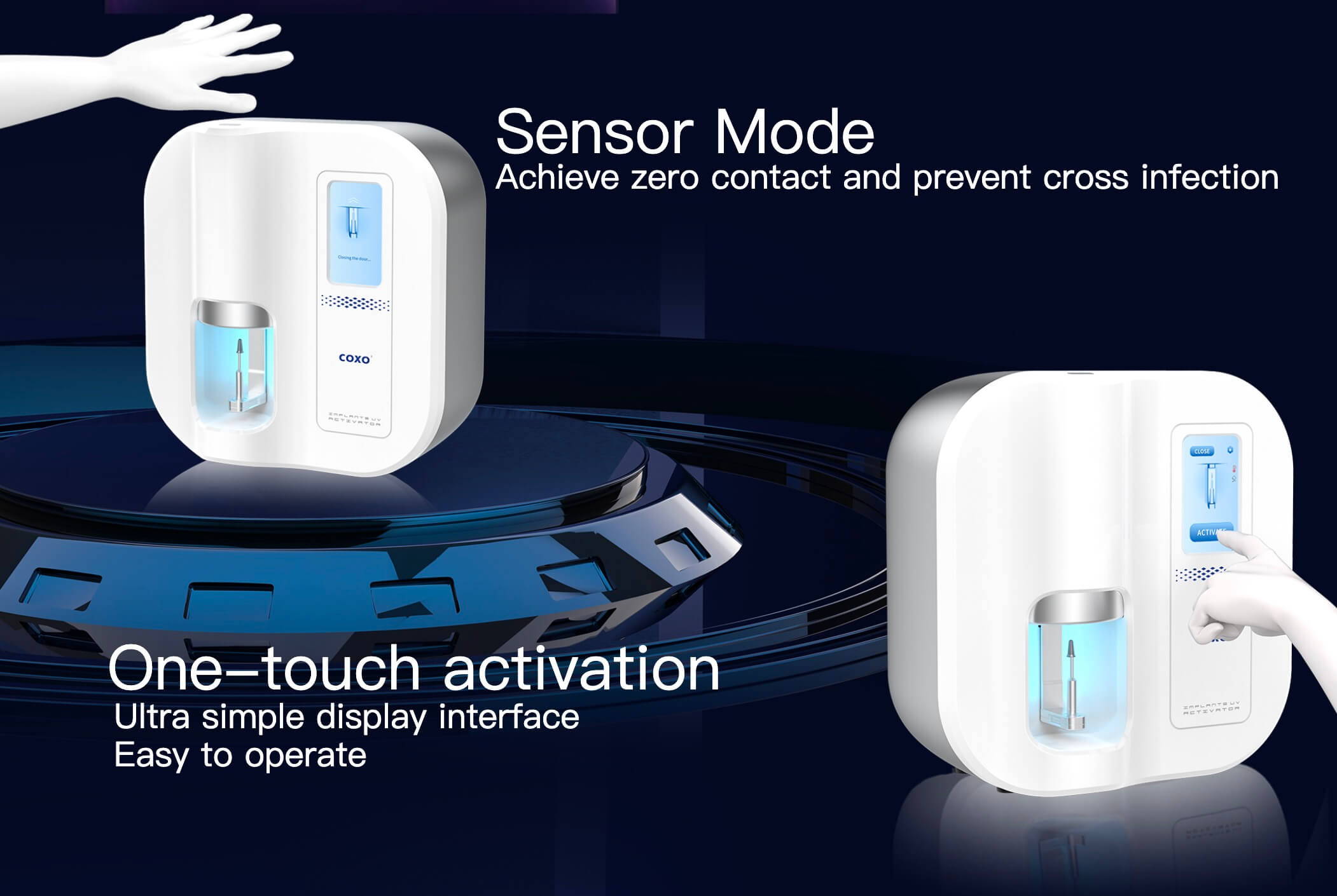 COXO UA-1 Dental Implant UV Activator Hydrophilic Apparatus